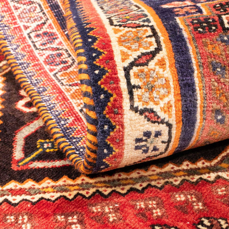 Persisk matta - Nomadic - 153 x 80 cm - mörkröd