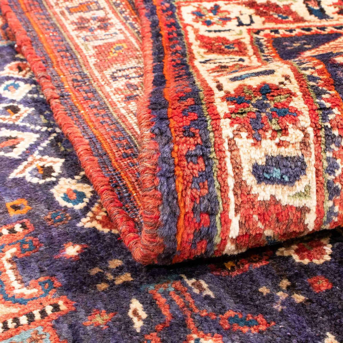 Persisk matta - Nomadic - 155 x 112 cm - ljusröd