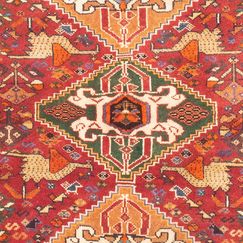 Persisk matta - Nomadic - 143 x 110 cm - mörkröd