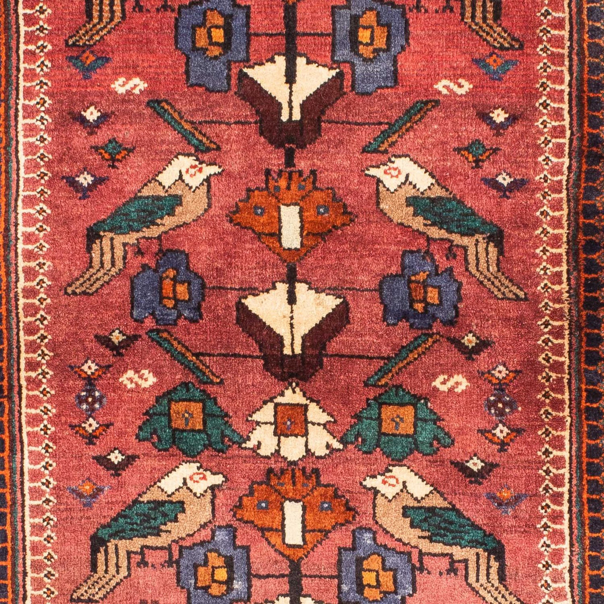 Persisk matta - Nomadic - 168 x 128 cm - mörkblå