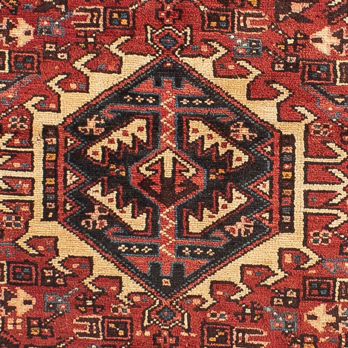 Runner Persisk matta - Nomadic - 338 x 75 cm - mörkröd