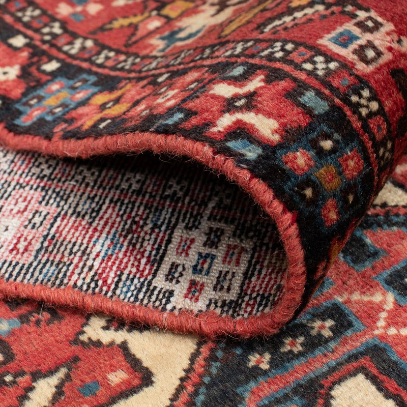 Runner Persisk matta - Nomadic - 338 x 75 cm - mörkröd