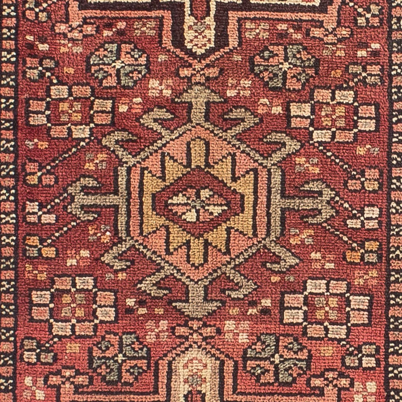 Runner Persisk matta - Nomadic - 310 x 80 cm - mörkröd