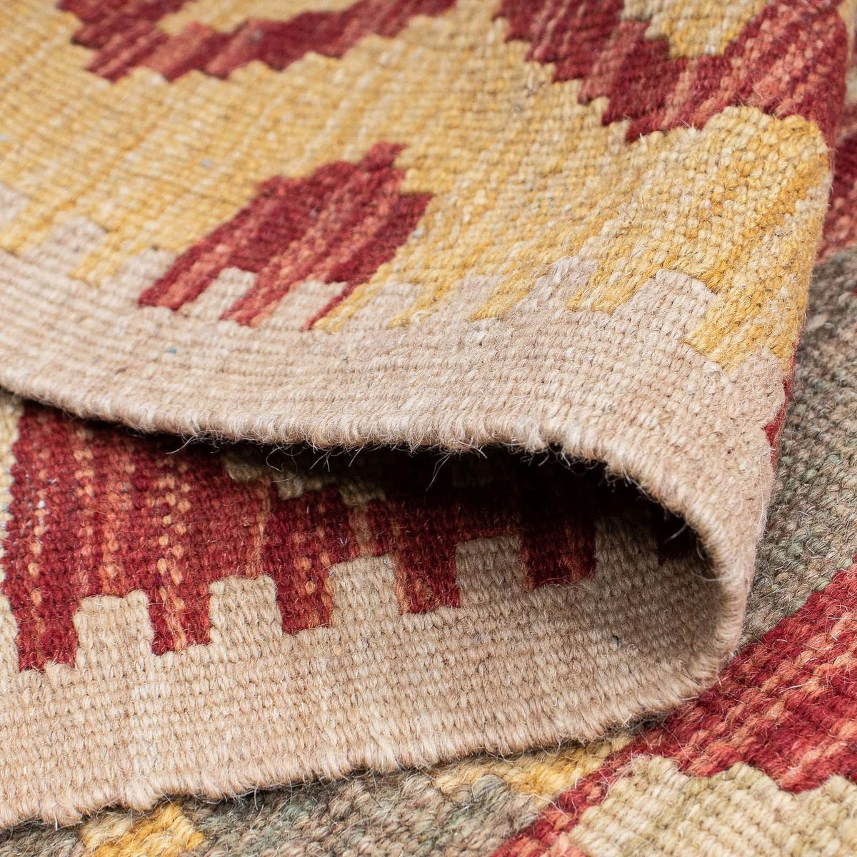 Runner Kelim Carpet - Splash - 206 x 62 cm - flerfärgad