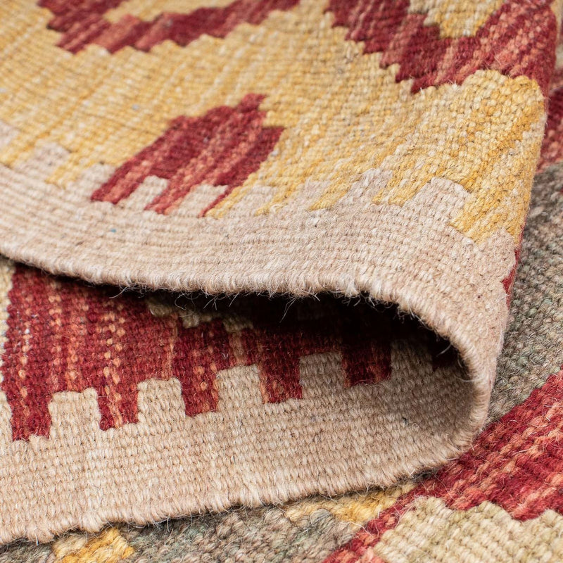 Runner Kelim Carpet - Splash - 206 x 62 cm - flerfärgad