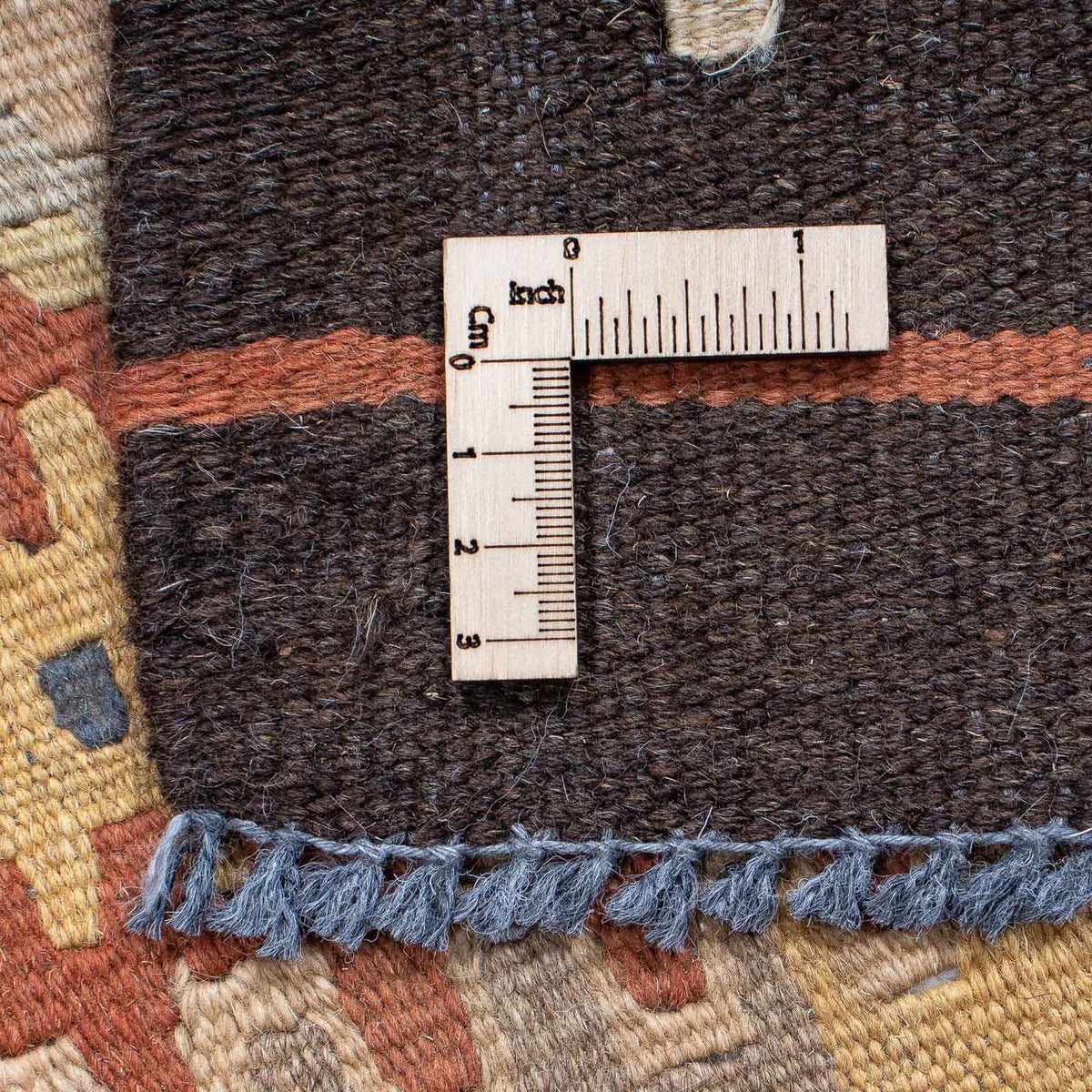 Runner Kelim Carpet - Splash - 200 x 62 cm - flerfärgad