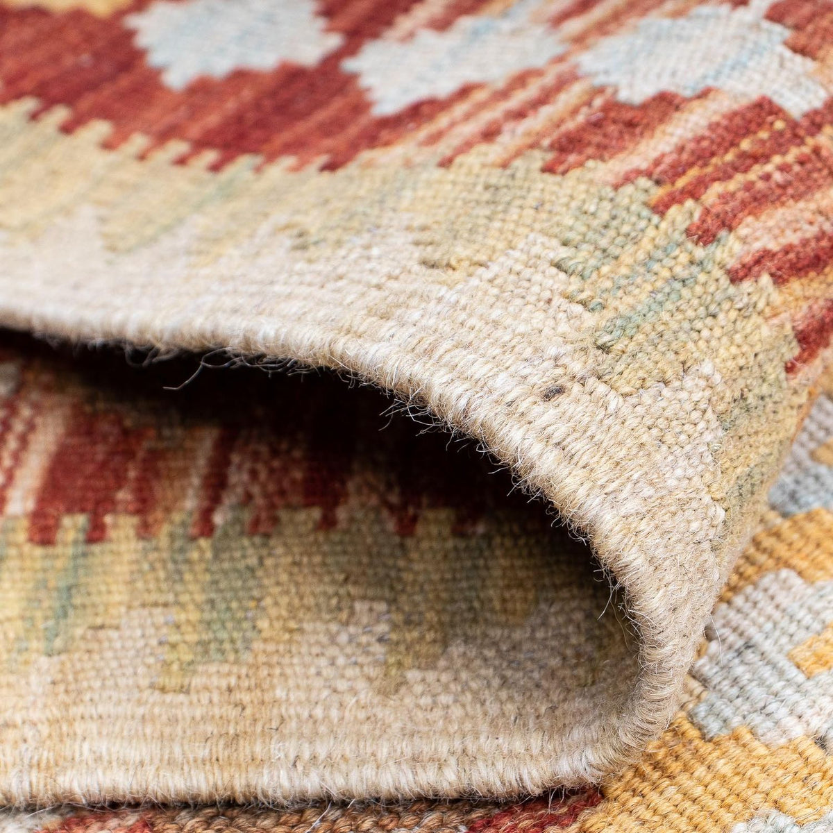 Runner Kelim Carpet - Splash - 192 x 65 cm - flerfärgad