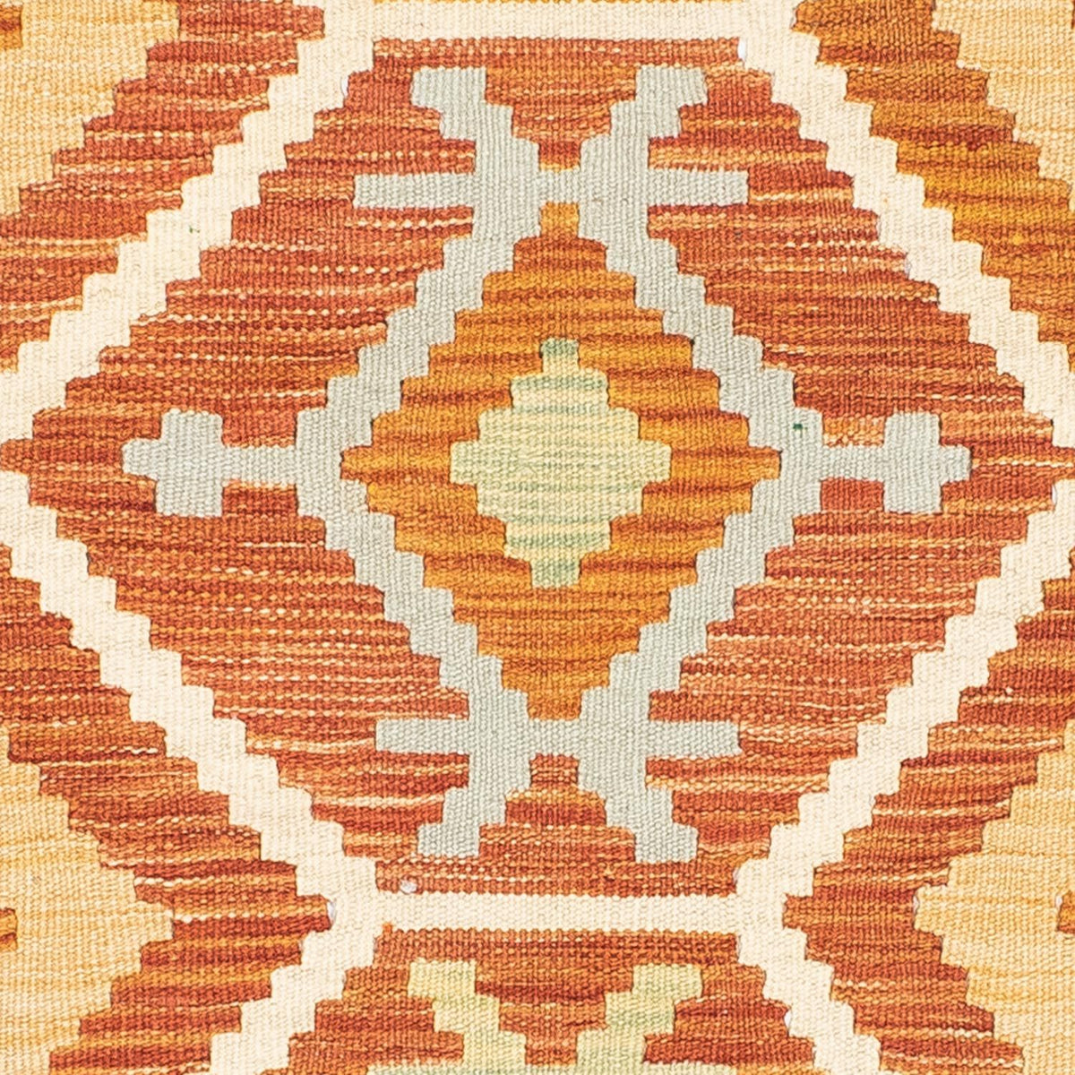 Runner Kelim Carpet - orientalisk matta - 205 x 71 cm - rost