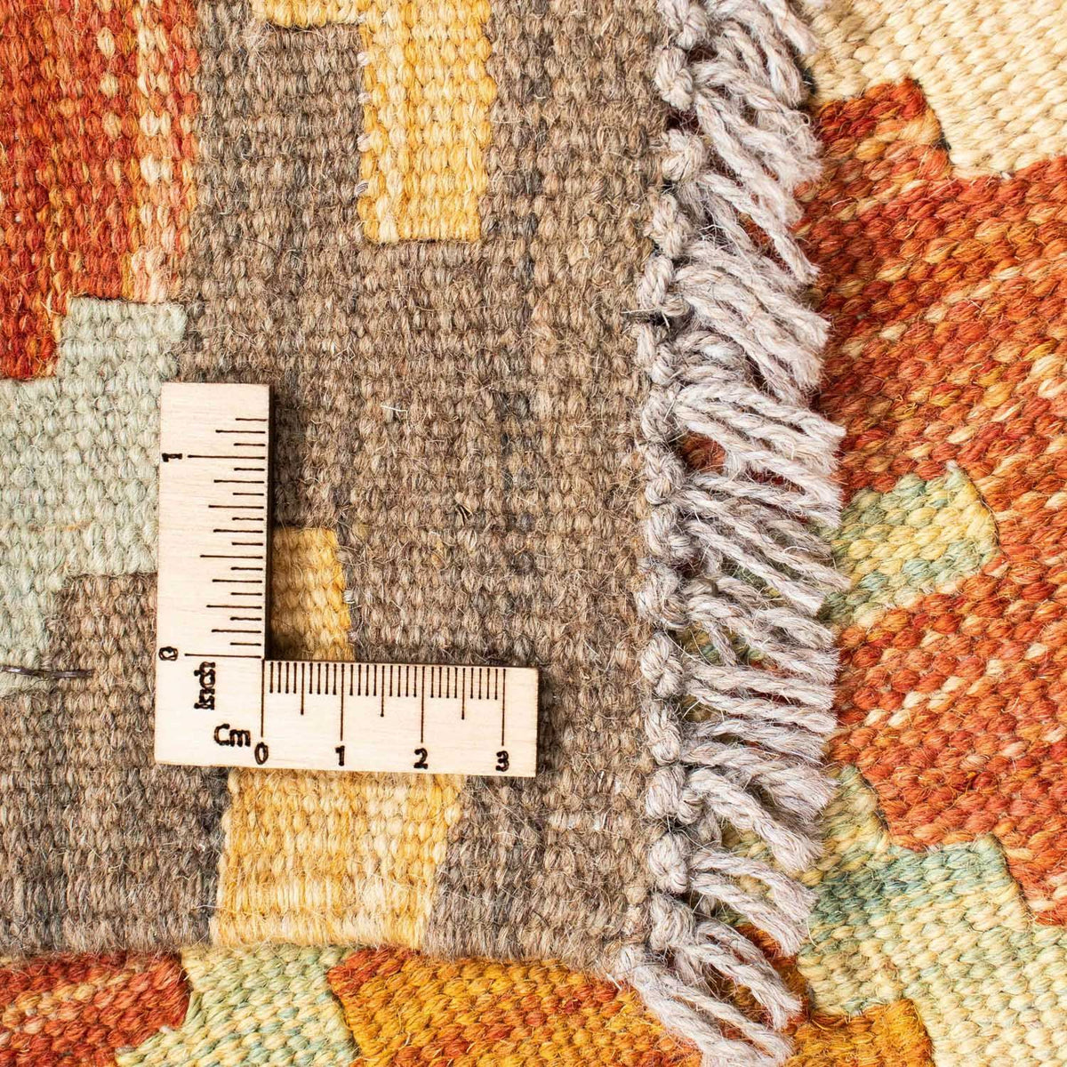 Runner Kelim Carpet - orientalisk matta - 205 x 71 cm - rost