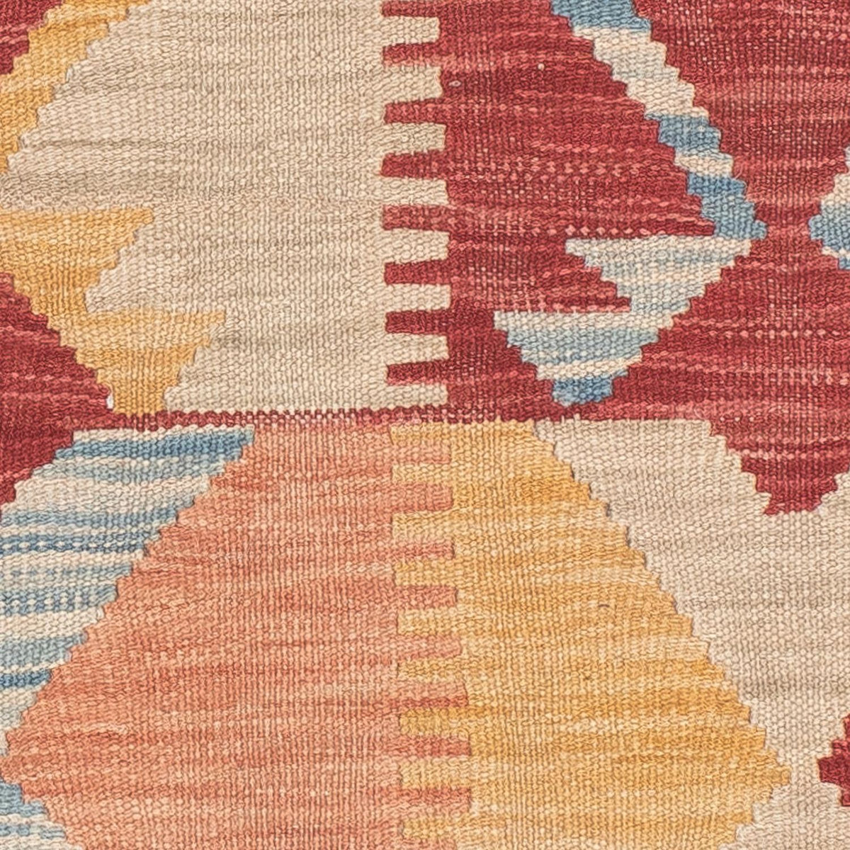 Runner Kelim Carpet - Splash - 203 x 69 cm - flerfärgad