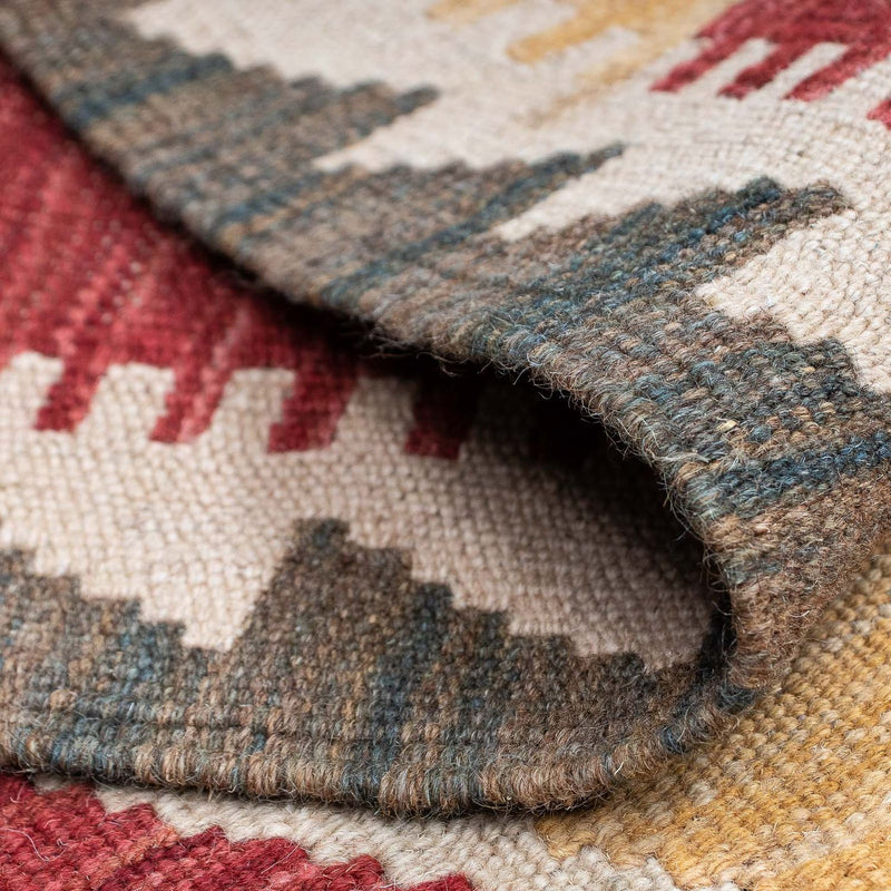 Runner Kelim Carpet - Splash - 203 x 69 cm - flerfärgad