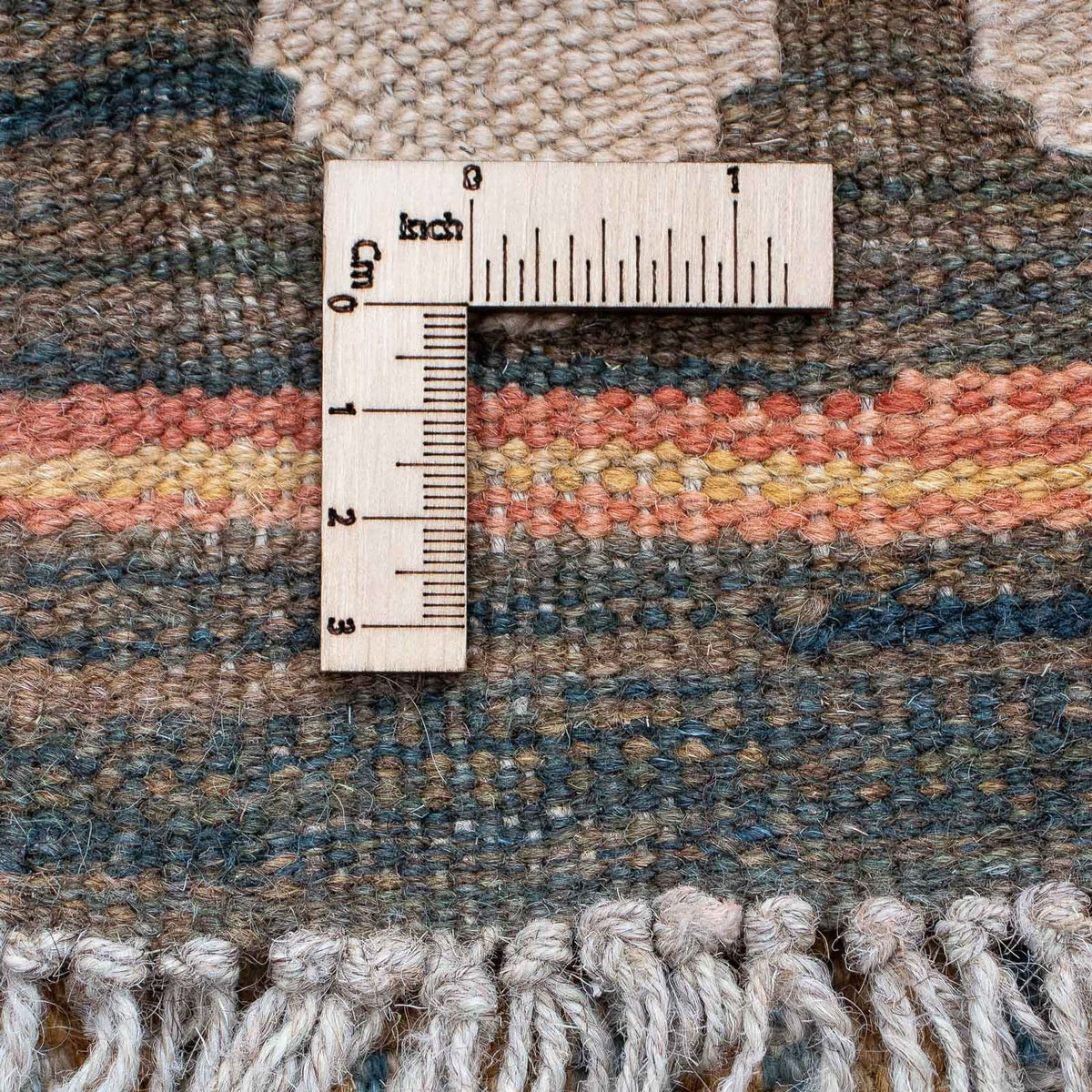 Runner Kelim Carpet - Splash - 203 x 69 cm - flerfärgad