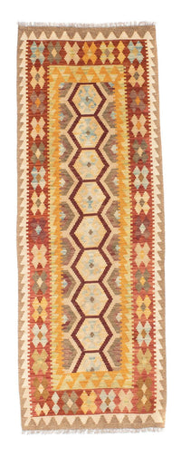 Runner Kelim Carpet - orientalisk matta - 191 x 74 cm - beige