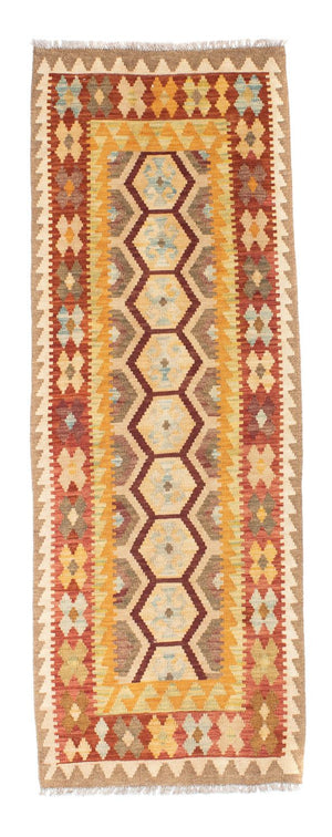 Runner Kelim Carpet - orientalisk matta - 191 x 74 cm - beige