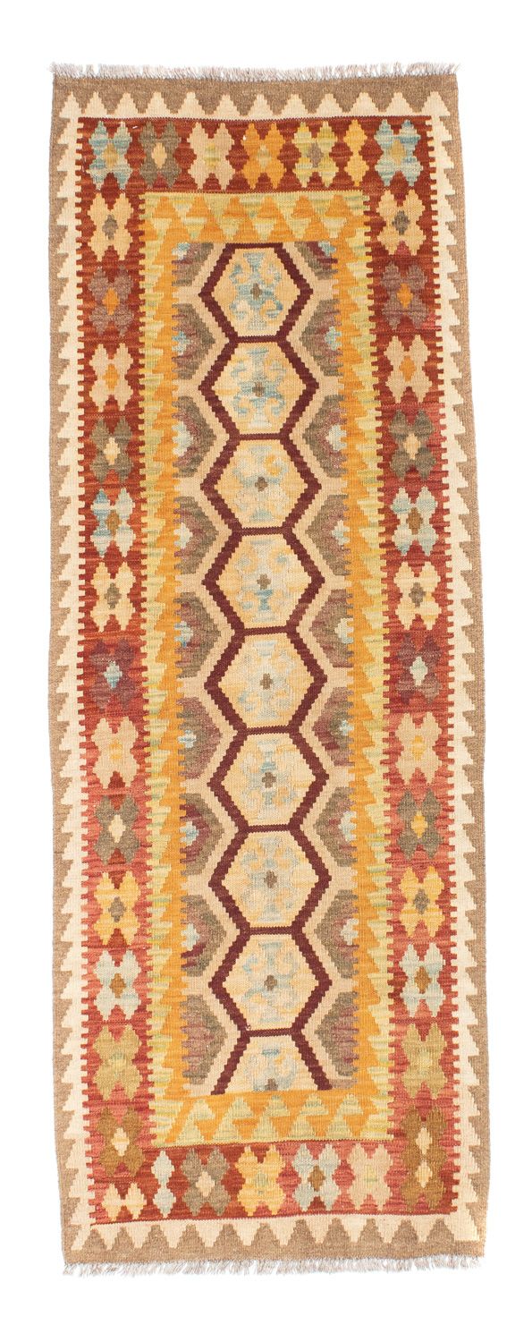 Runner Kelim Carpet - orientalisk matta - 191 x 74 cm - beige