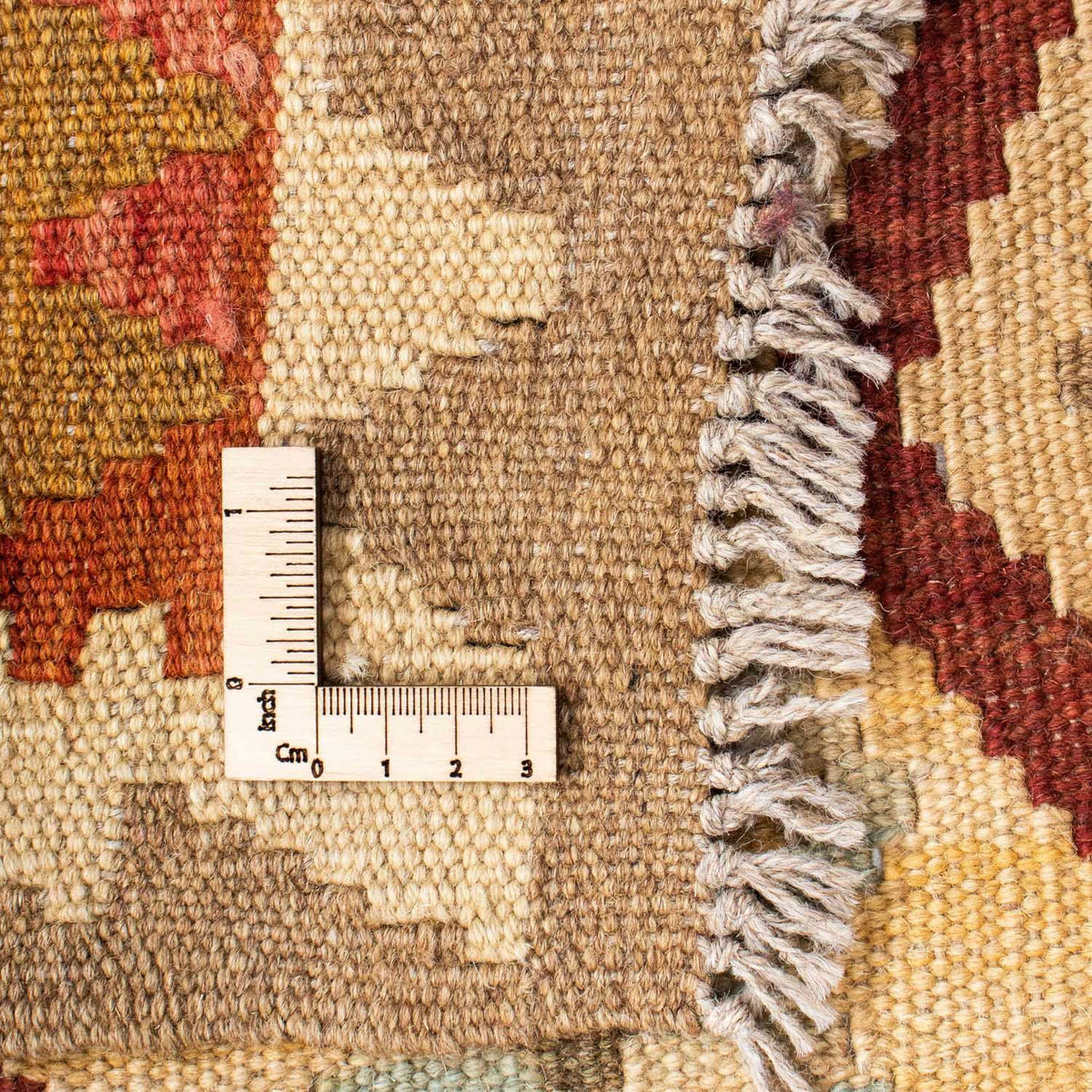 Runner Kelim Carpet - orientalisk matta - 191 x 74 cm - beige