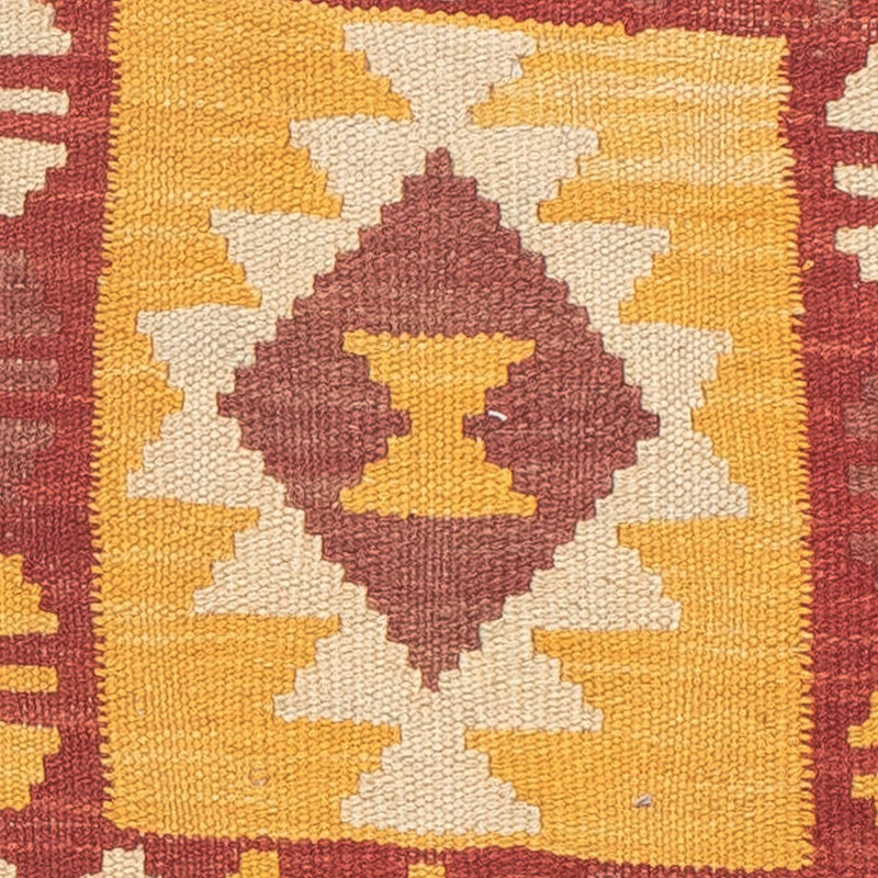 Runner Kelim Carpet - Splash - 195 x 50 cm - flerfärgad