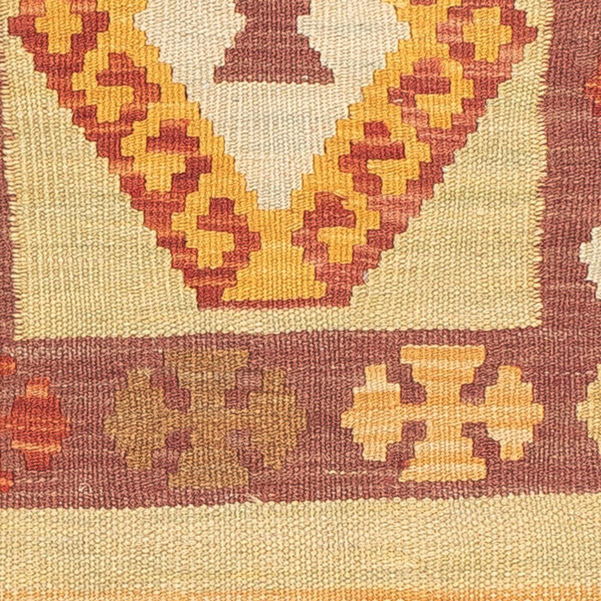 Runner Kelim Carpet - Splash - 194 x 48 cm - flerfärgad