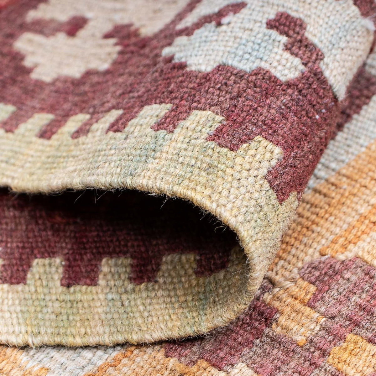 Runner Kelim Carpet - Splash - 194 x 48 cm - flerfärgad