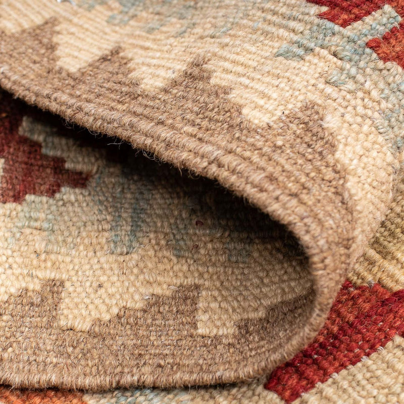 Runner Kelim Carpet - Splash - 191 x 60 cm - ljusbrun