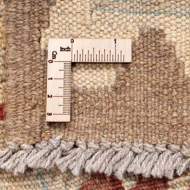 Runner Kelim Carpet - Splash - 191 x 60 cm - ljusbrun