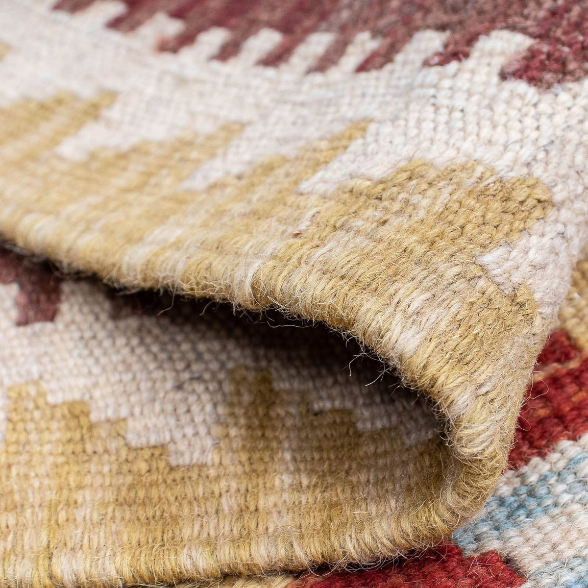 Runner Kelim Carpet - Splash - 197 x 67 cm - flerfärgad