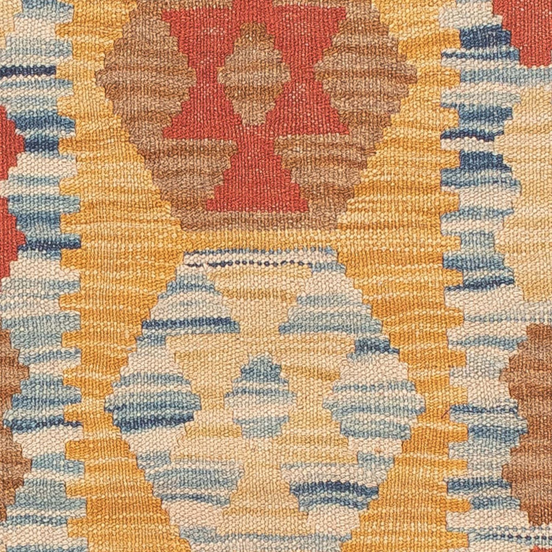 Runner Kelim Carpet - Splash - 214 x 65 cm - flerfärgad