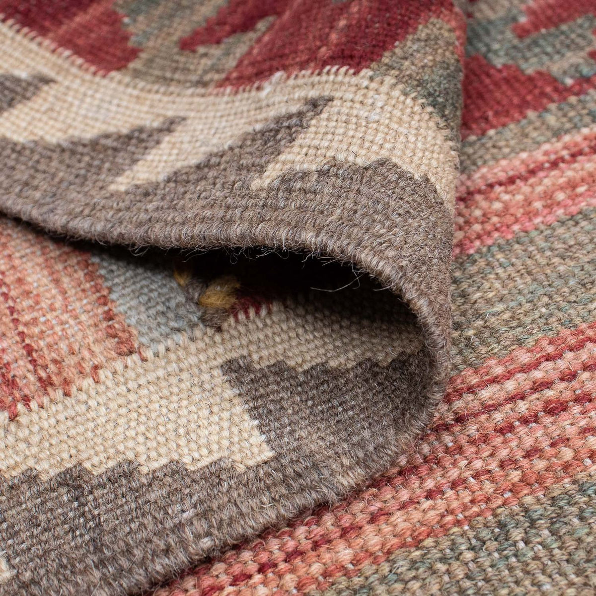 Runner Kelim Carpet - Splash - 186 x 71 cm - flerfärgad