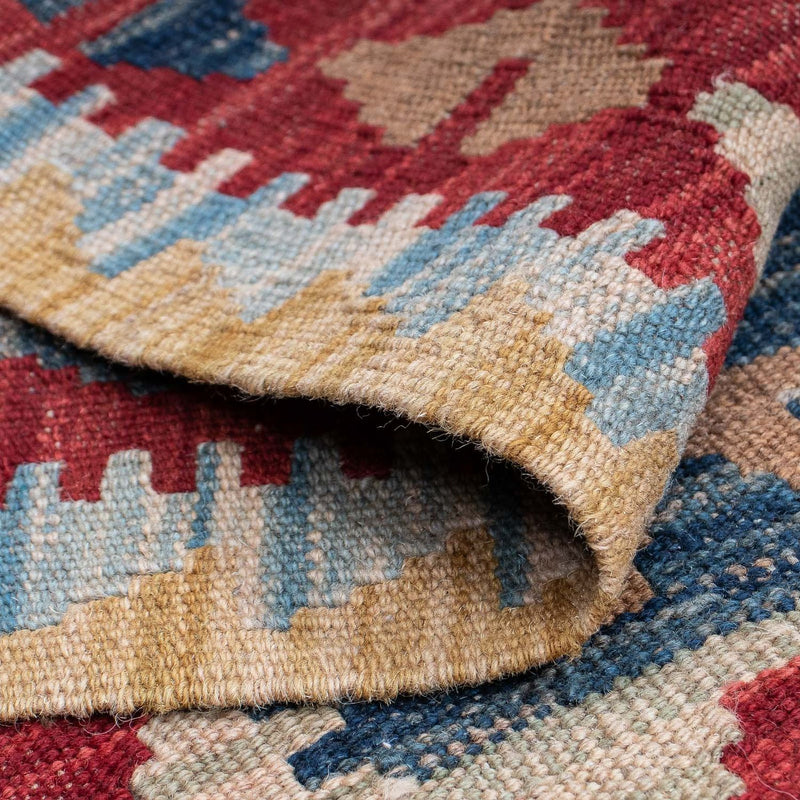 Runner Kelim Carpet - Splash - 214 x 63 cm - flerfärgad