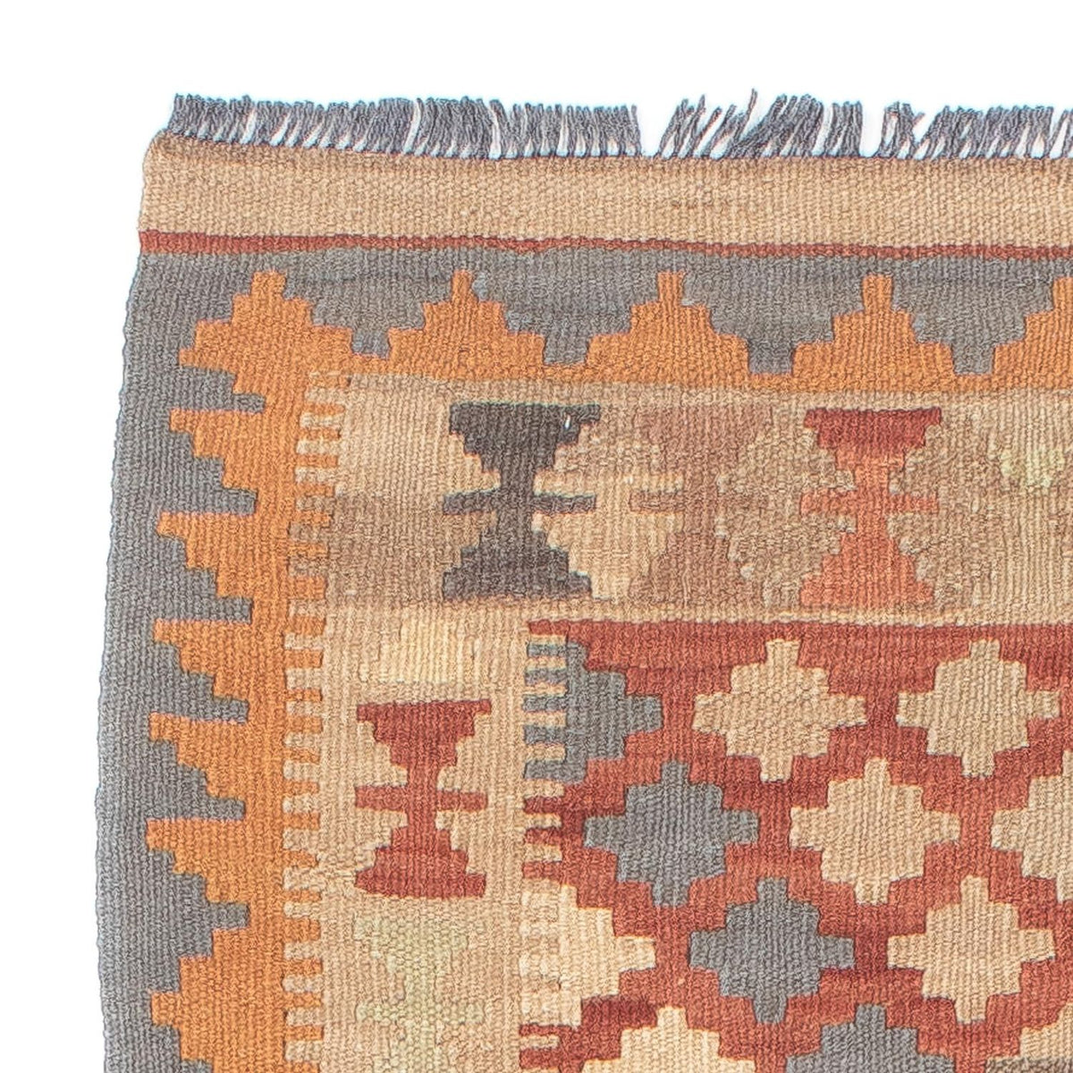 Runner Kelim Carpet - Splash - 199 x 57 cm - flerfärgad