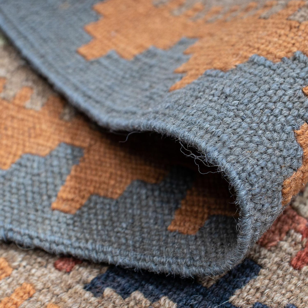 Runner Kelim Carpet - Splash - 199 x 57 cm - flerfärgad