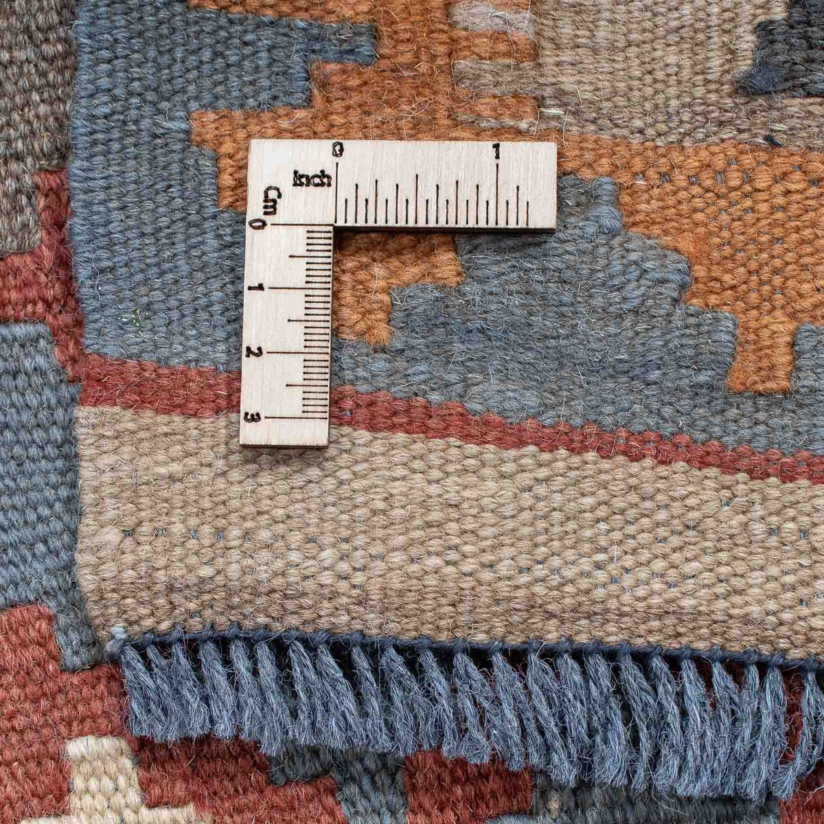 Runner Kelim Carpet - Splash - 199 x 57 cm - flerfärgad