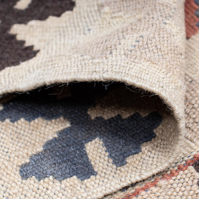 Runner Kelim Carpet - Splash - 173 x 70 cm - ljusbrun