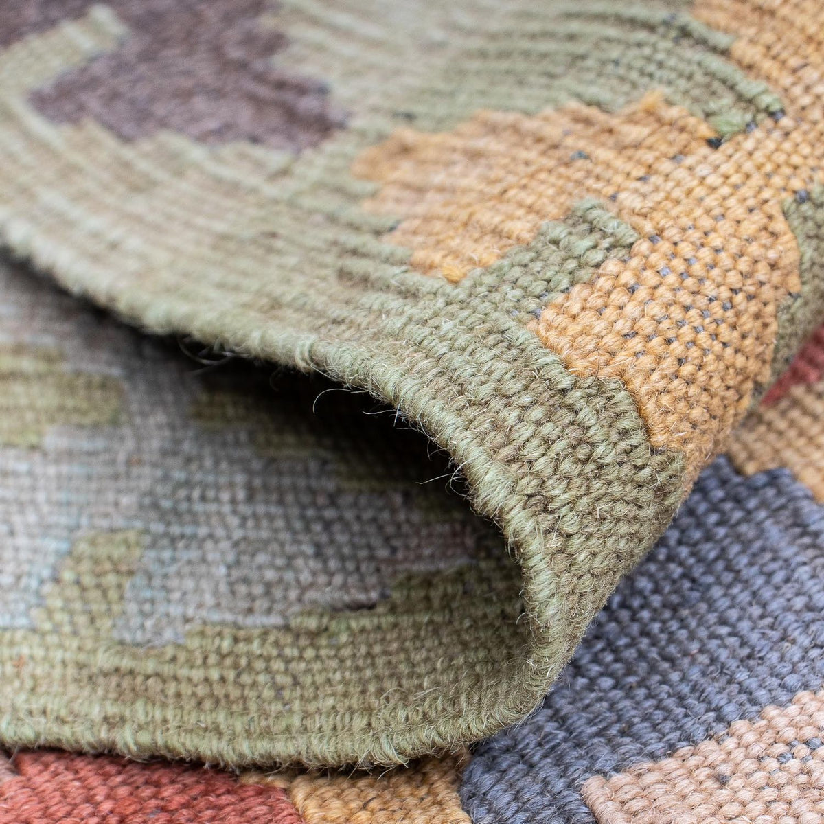 Runner Kelim Carpet - Splash - 194 x 48 cm - flerfärgad