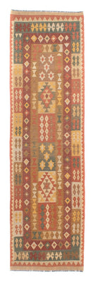 Runner Kelim Carpet - Splash - 321 x 91 cm - flerfärgad