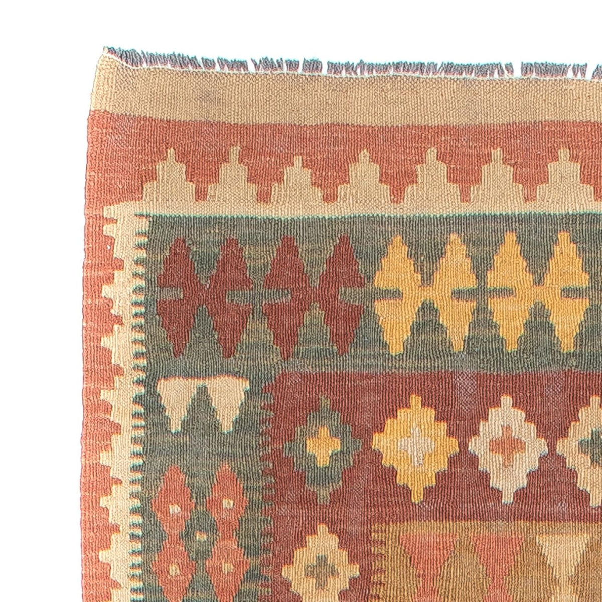 Runner Kelim Carpet - Splash - 321 x 91 cm - flerfärgad