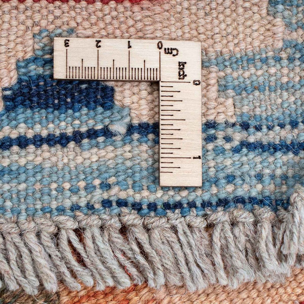 Runner Kelim Carpet - Splash - 389 x 81 cm - flerfärgad