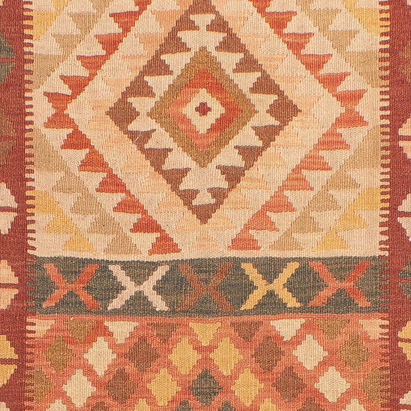 Runner Kelim Carpet - Splash - 397 x 95 cm - flerfärgad