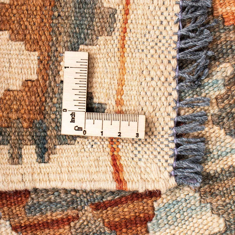 Runner Kelim Carpet - orientalisk matta - 199 x 88 cm - ljusbrun