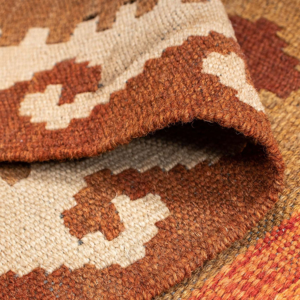 Runner Kelim Carpet - Splash - 254 x 81 cm - flerfärgad