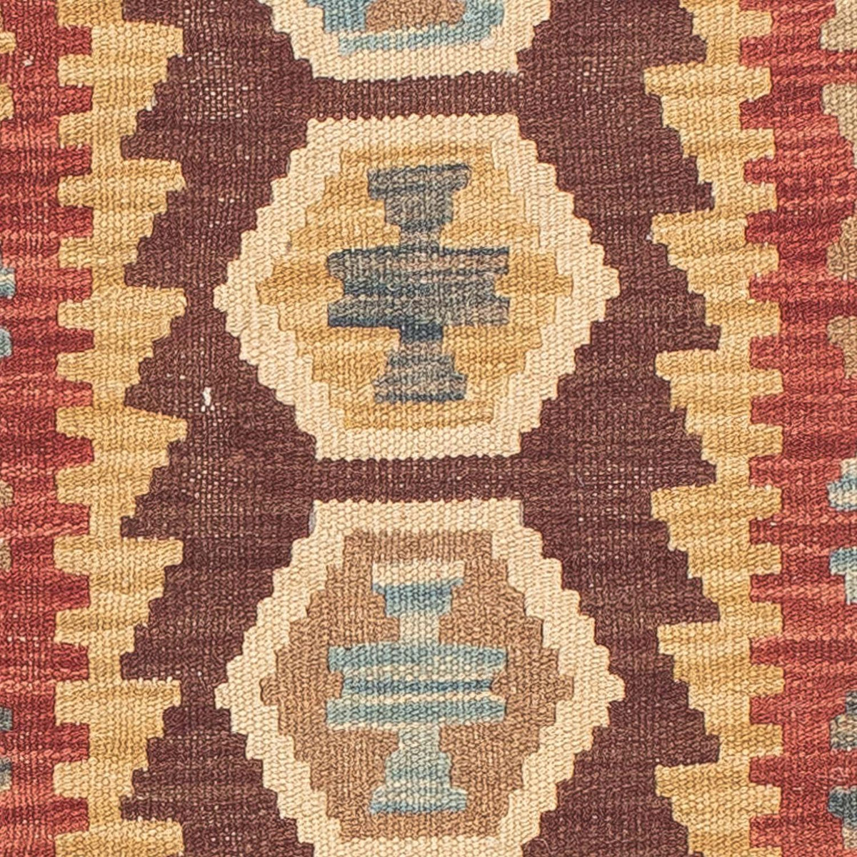 Runner Kelim Carpet - Splash - 198 x 64 cm - flerfärgad