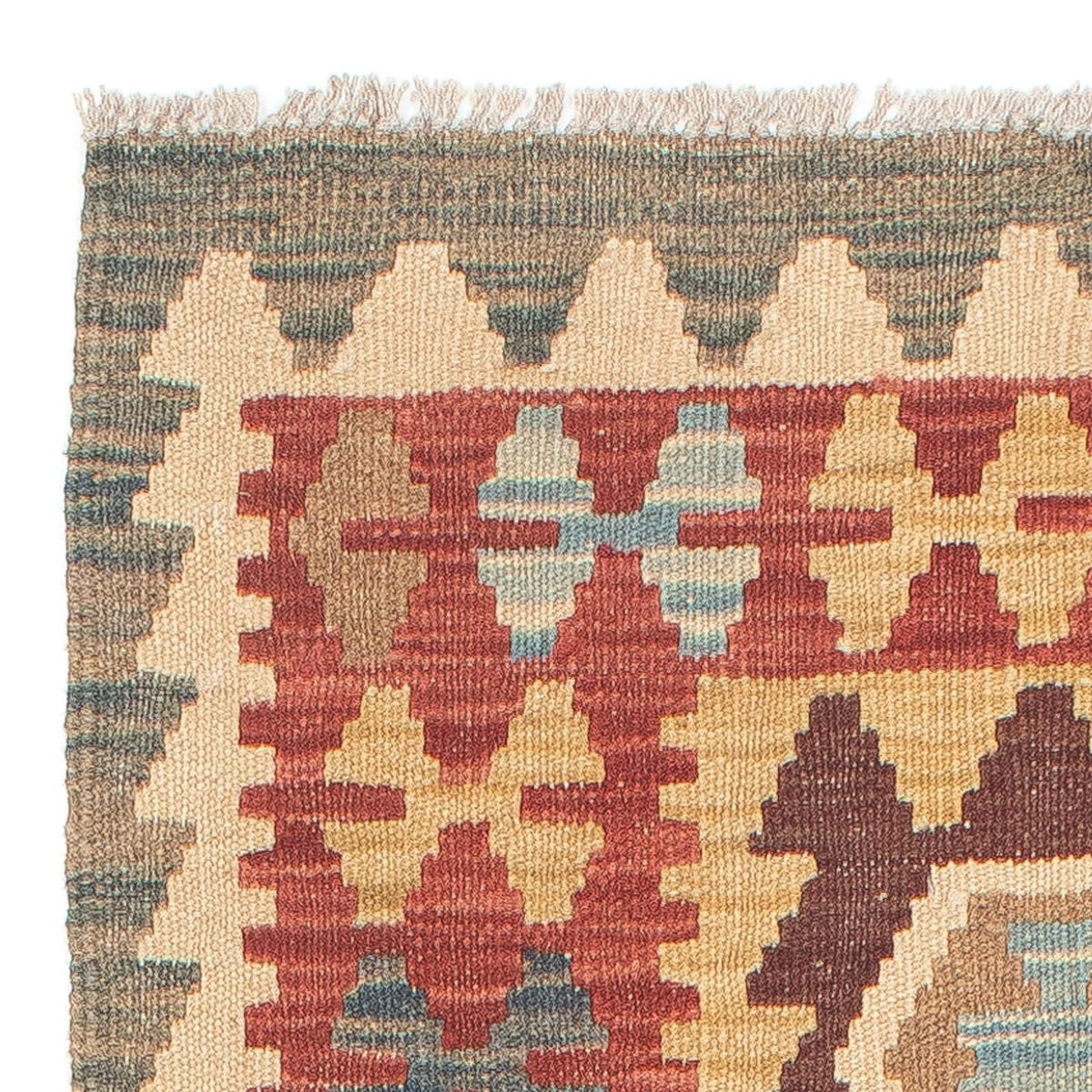 Runner Kelim Carpet - Splash - 198 x 64 cm - flerfärgad