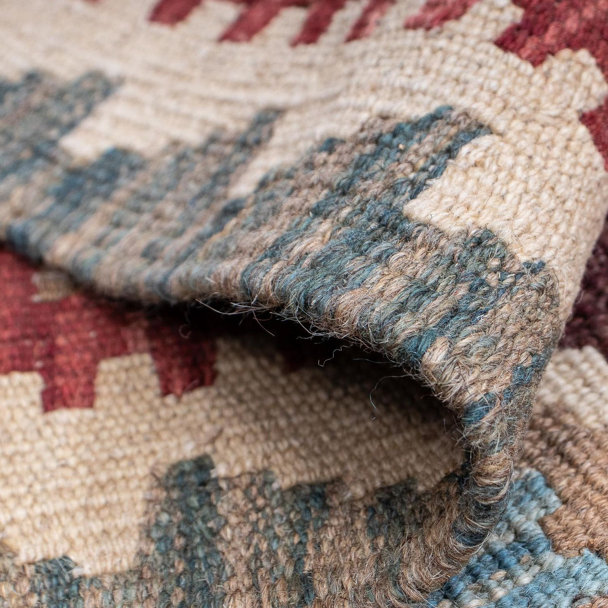 Runner Kelim Carpet - Splash - 198 x 64 cm - flerfärgad