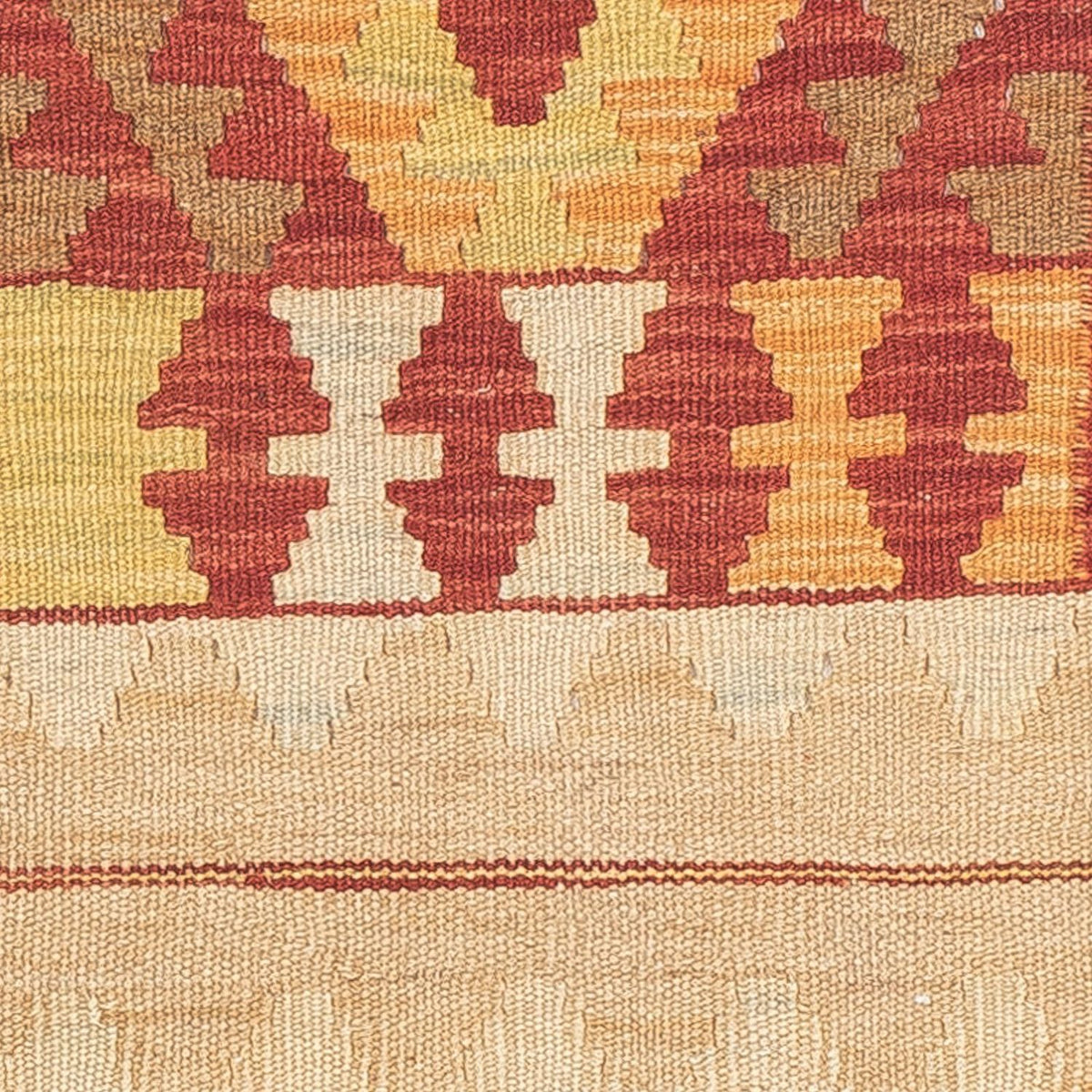 Runner Kelim Carpet - Splash - 197 x 56 cm - flerfärgad