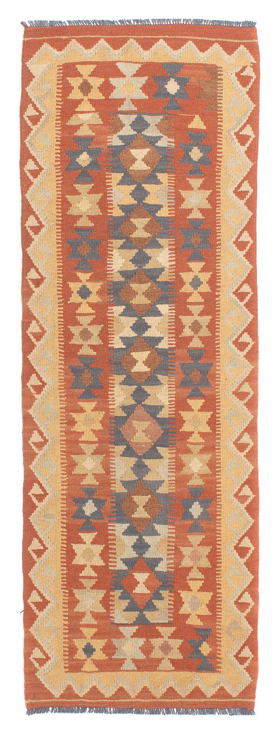 Runner Kelim Carpet - Splash - 182 x 61 cm - rost