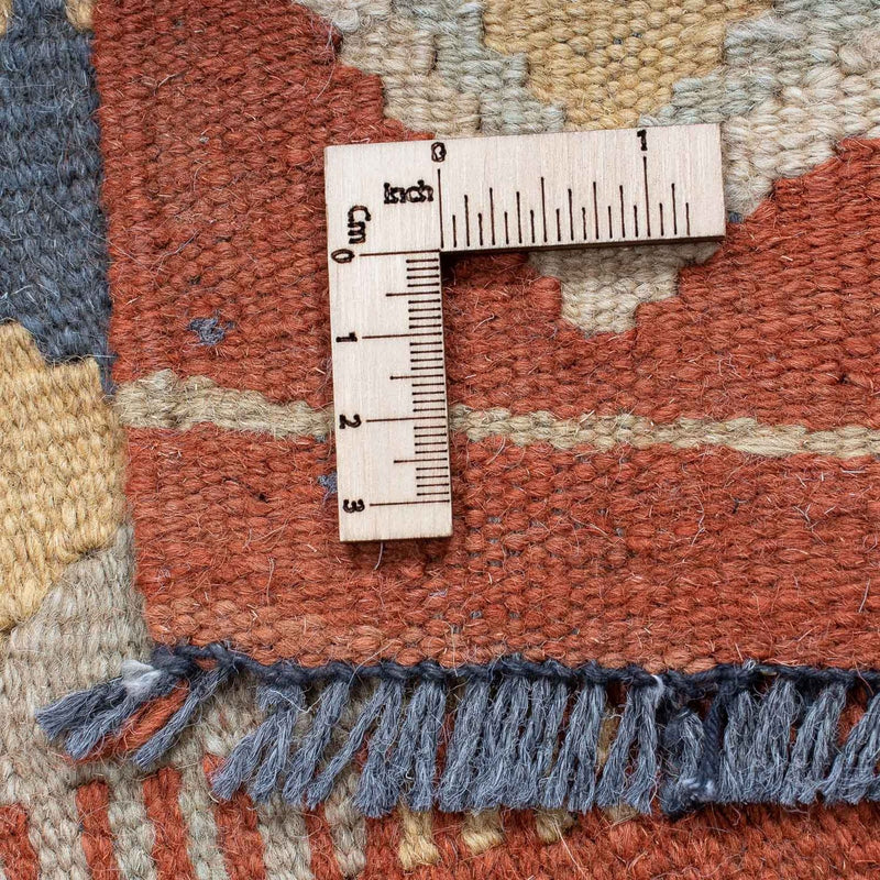 Runner Kelim Carpet - Splash - 182 x 61 cm - rost