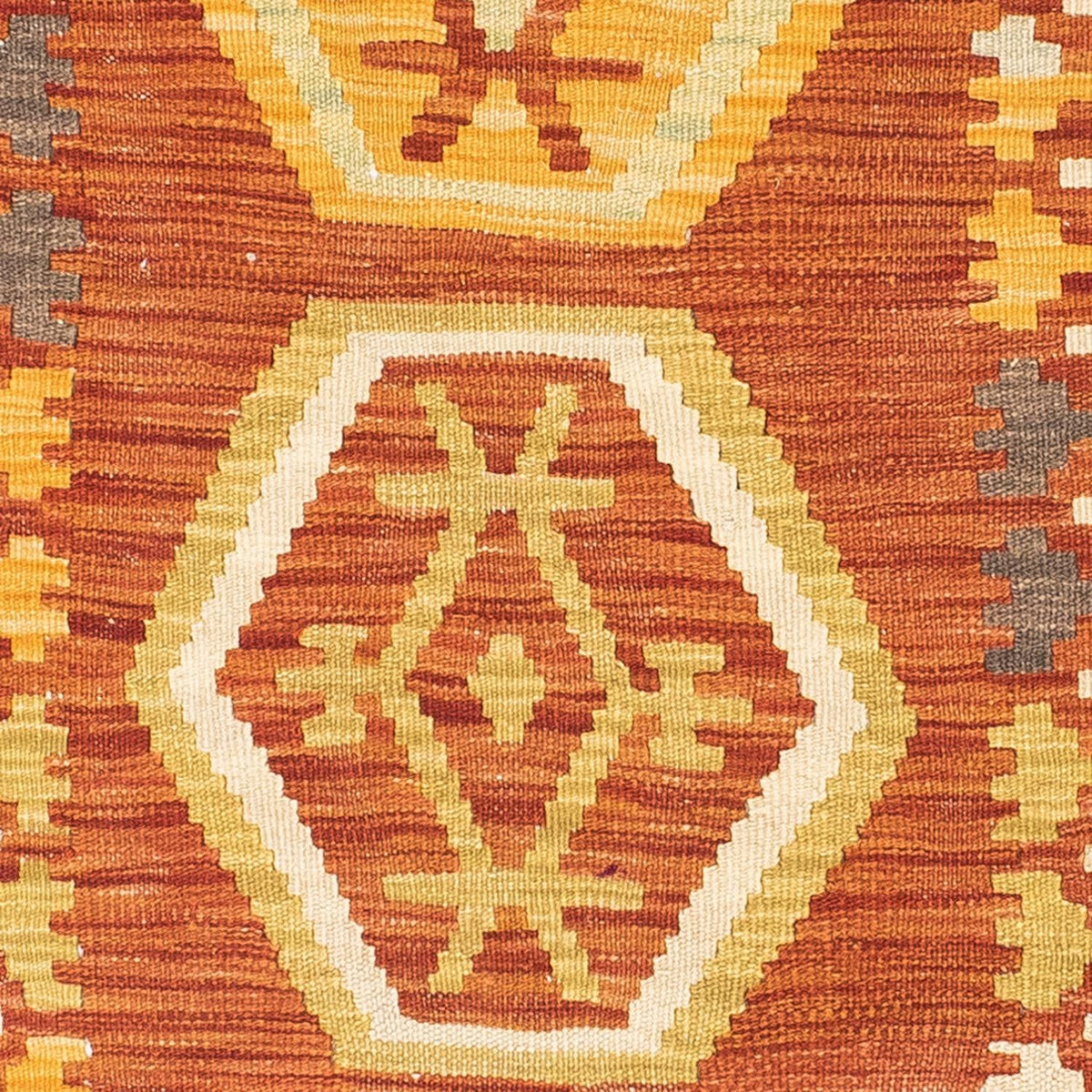 Runner Kelim Carpet - orientalisk matta - 191 x 72 cm - rost