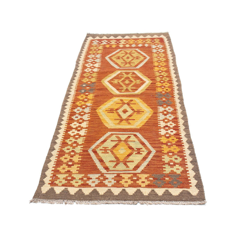 Runner Kelim Carpet - orientalisk matta - 191 x 72 cm - rost