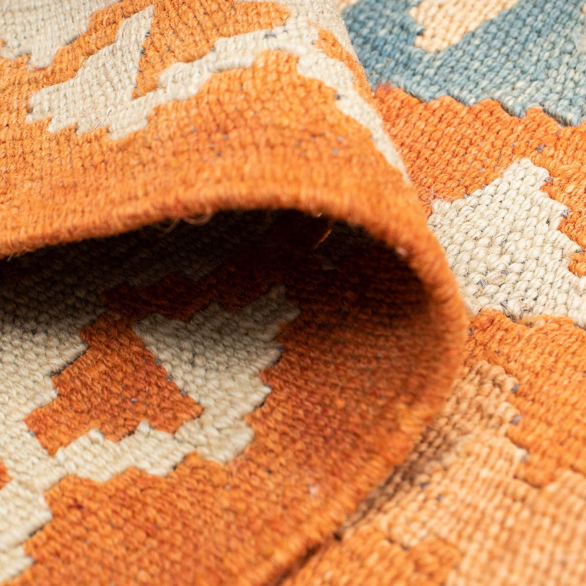 Kelim Carpet - Splash - 214 x 159 cm - flerfärgad