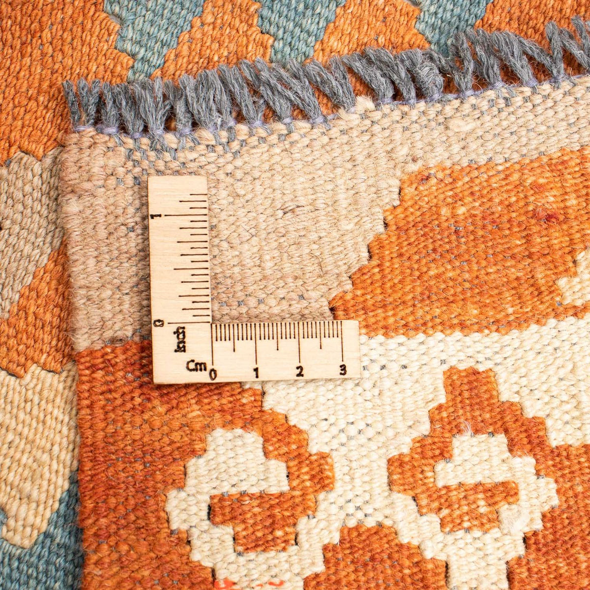 Kelim Carpet - Splash - 214 x 159 cm - flerfärgad